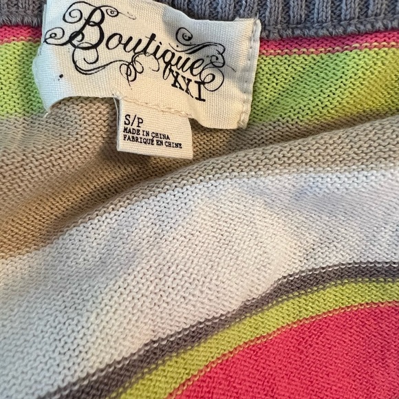 Striped cardigan sweater S - Picture 3 of 3